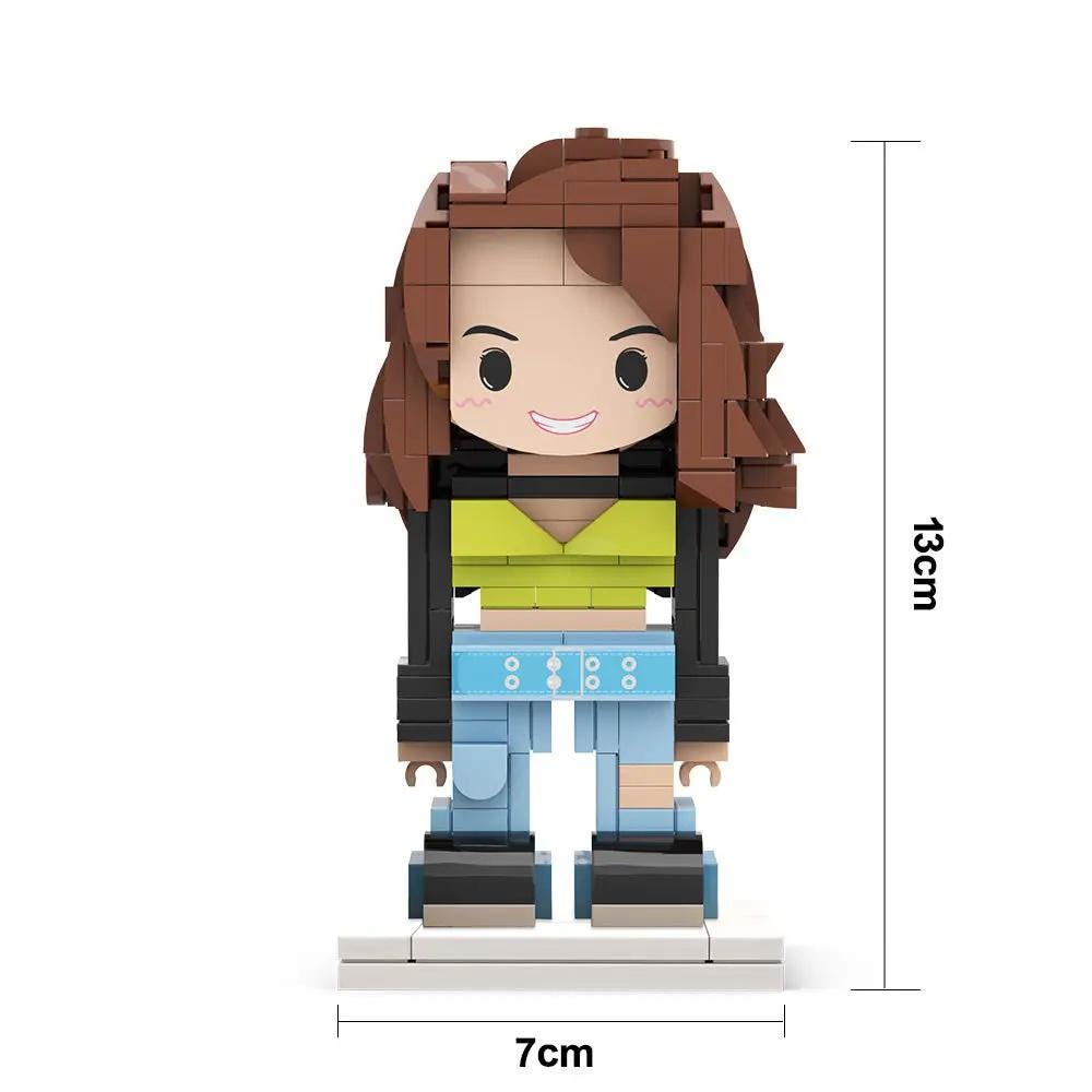 Custom Brick Couple Figurine – Personalized Mini Figure Gift for Anniversary, Birthday, Valentine’s Day, Wedding or Long Distance