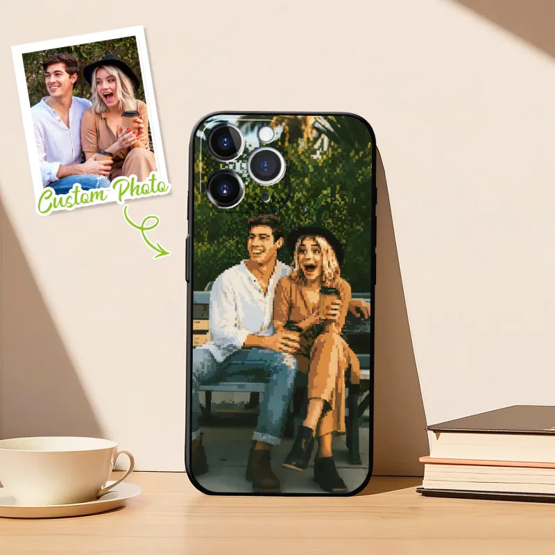 Custom Anime Portrait Phone Case – Personalized Cartoon Style for iPhone